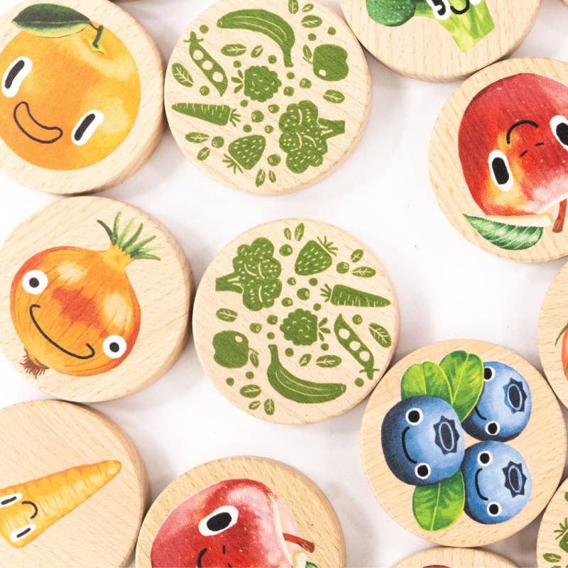 BAJO WOODEN TOYS - Wholesale Wood Toy - Kids - Memo Fruits & Veggies3