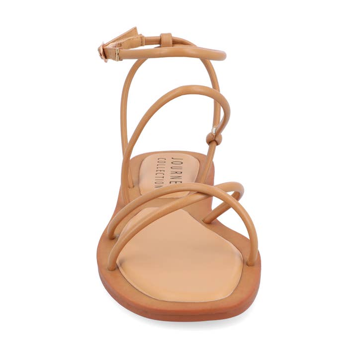 Journee - Wholesale Sandals - Women's - Farron Multi Strap Sandal In Faux Leather