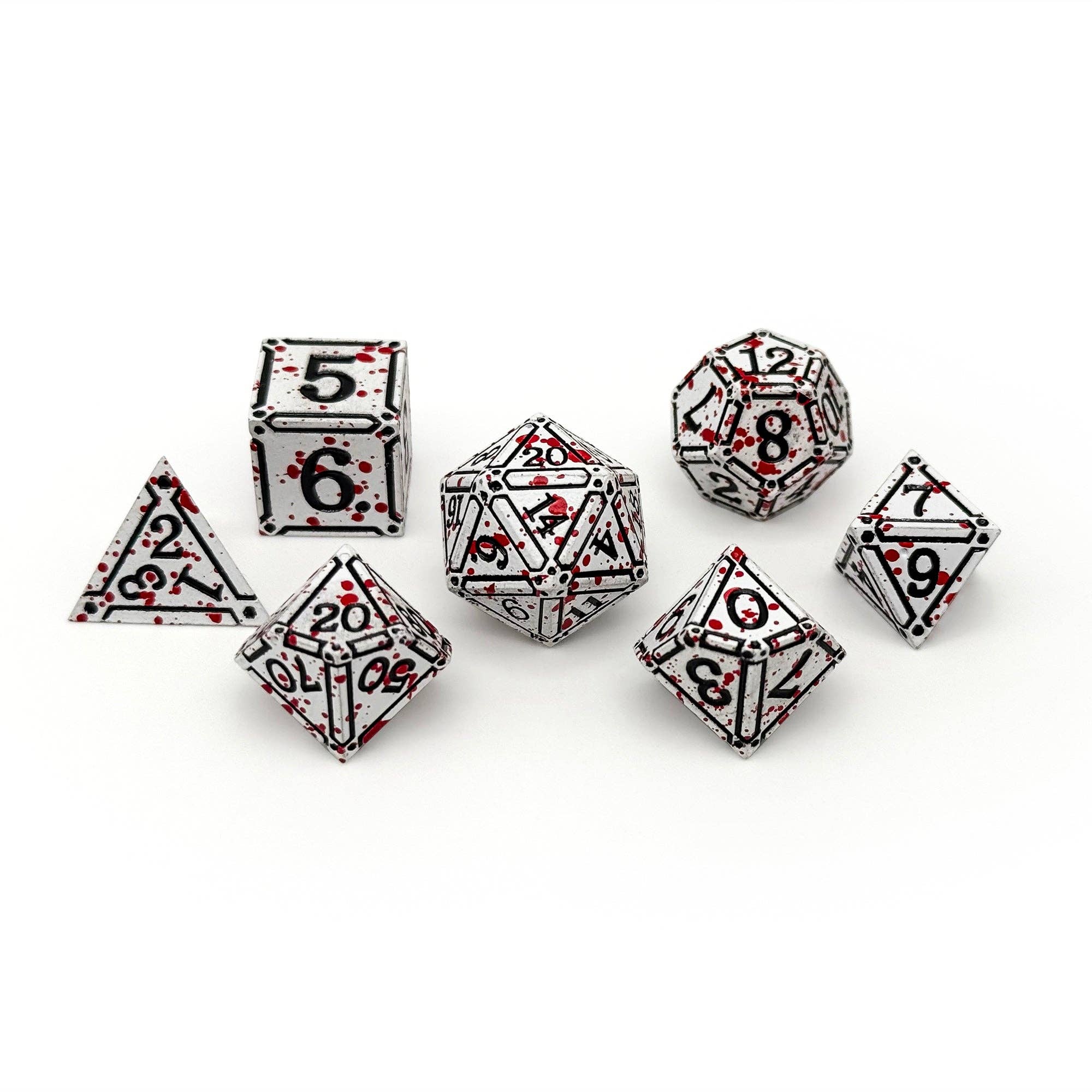 Norse Foundry - Wholesale Dice - Ironworks - Dex 7 Piece RPG set Alloy Dice0