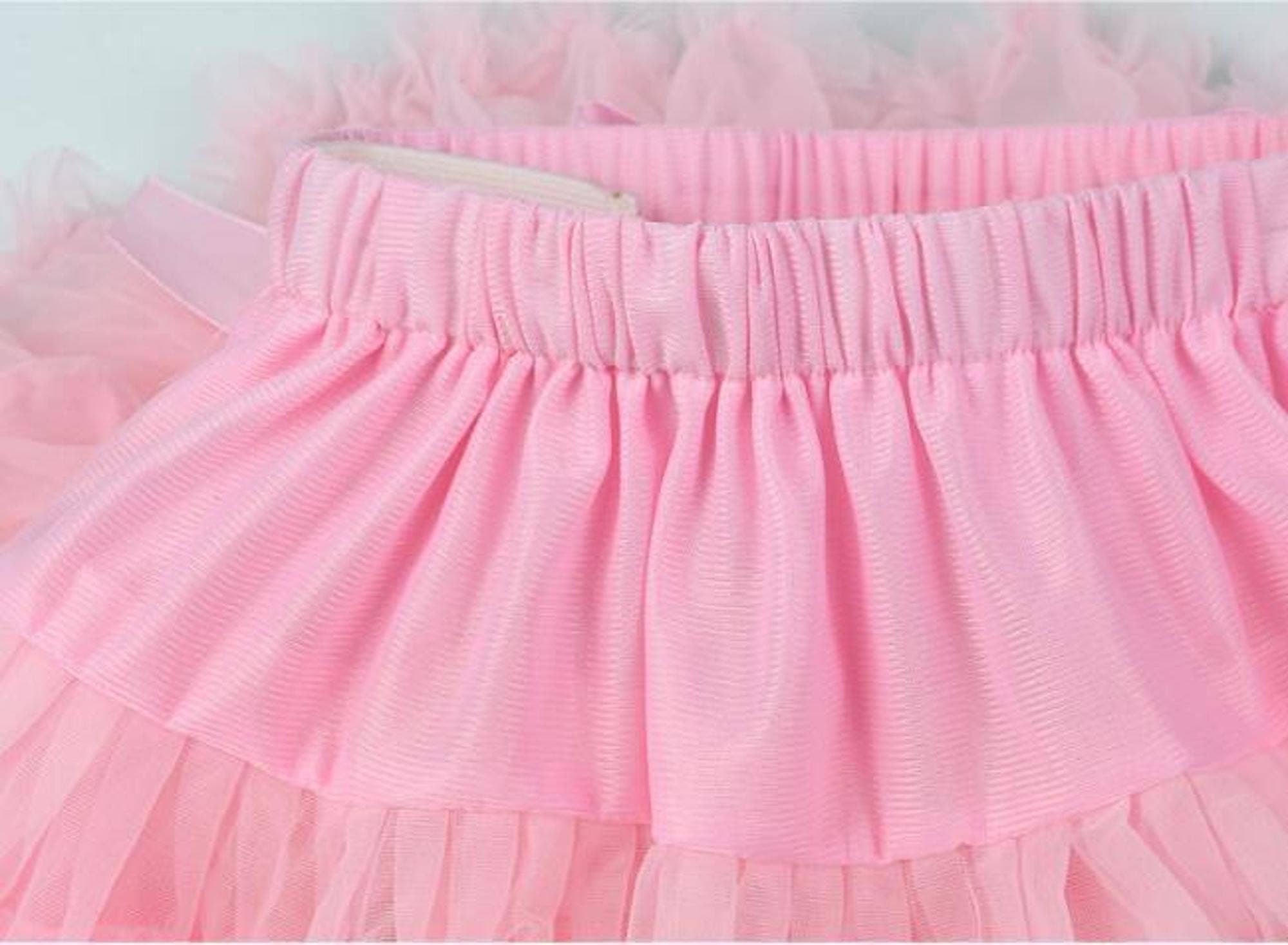 Rose Tutu rose | Tutu moelleux pour filles | Tutu d'anniversaire | Jupes pour enfants en vente sur Faire8