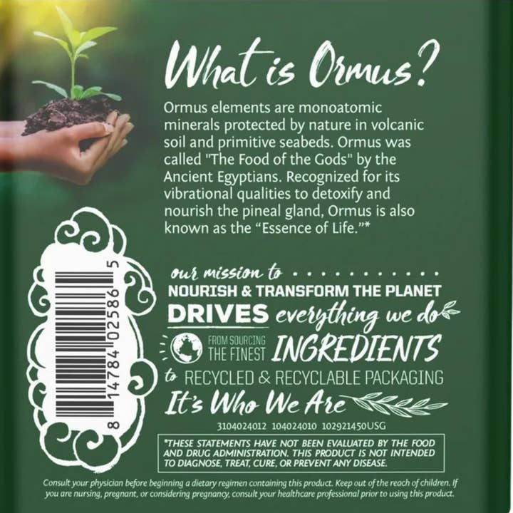 Sunwarrior - Wholesale Protein/Superfood Powder - Ormus Unflavored SuperGreens - Plant-Based Probiotics