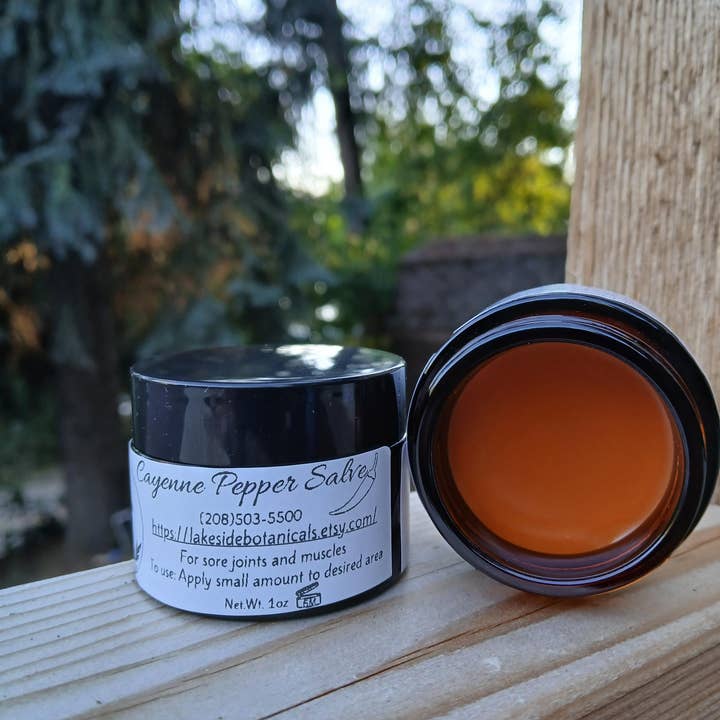 Cayenne Pepper Salve for wholesale by Lakeside Botanicals