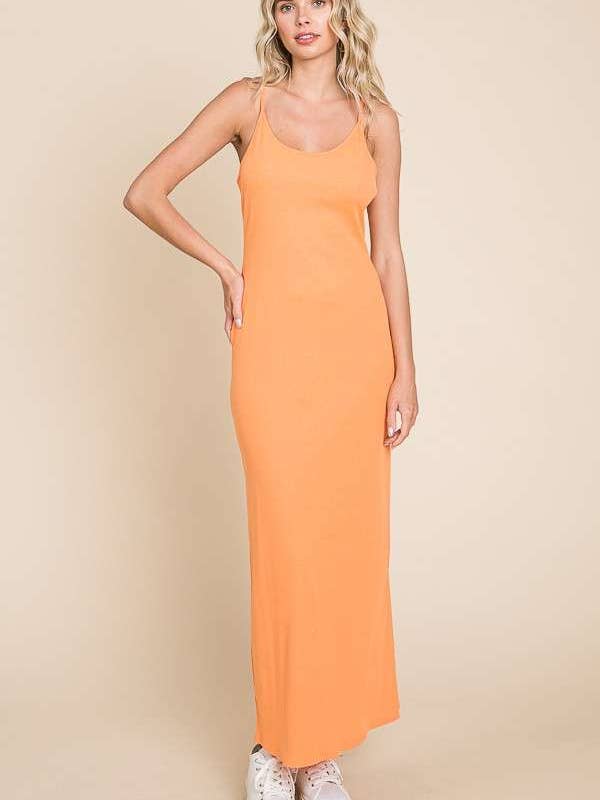 Culture Code - Wholesale Dress - Women's - CRD1615 - SOLID SPAGHETTI STRAP MAXI SLIP DRESS19