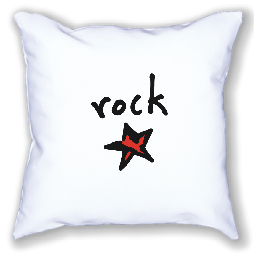 REMOVED BRAND - Wholesale Pillow/Cushion - Kids & Baby - 18 X 18 Rock Star Pillow0