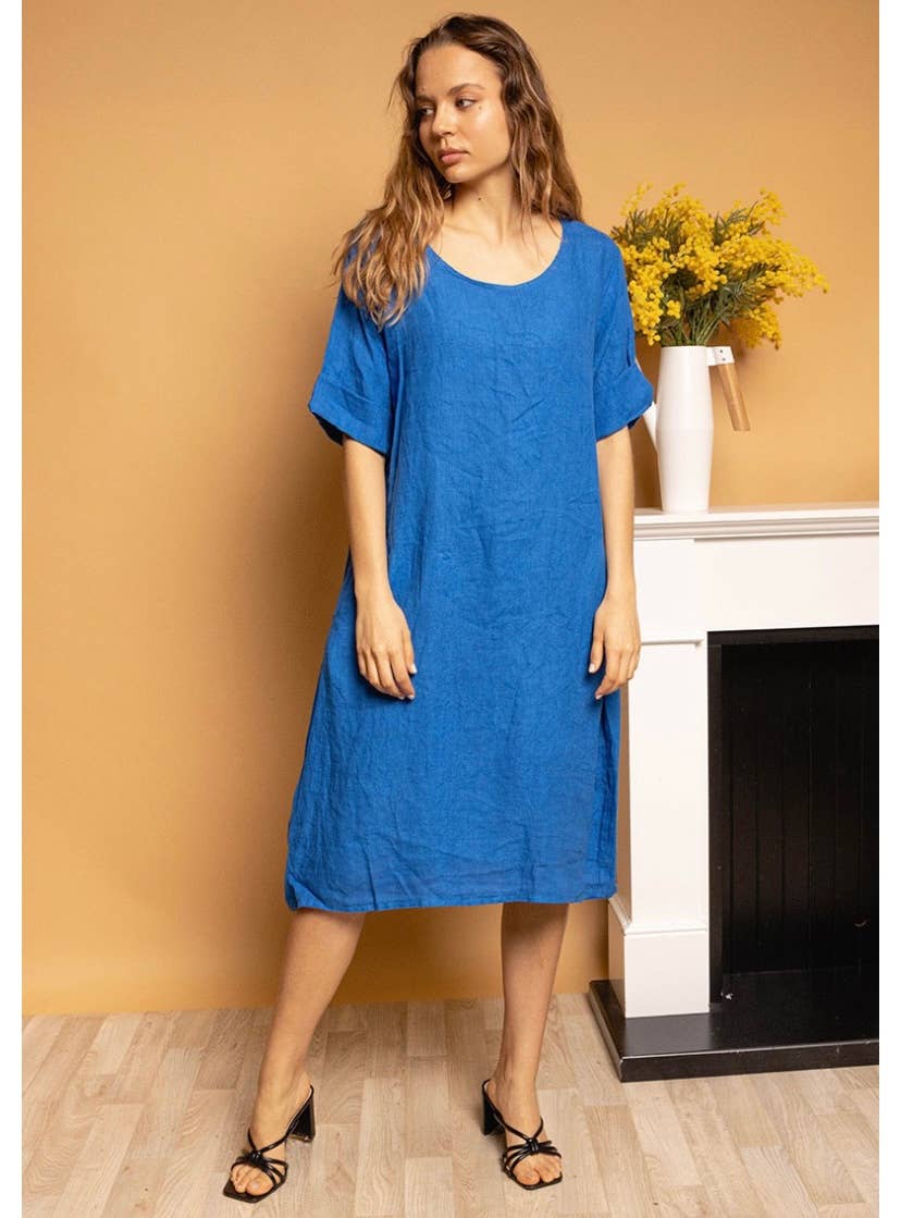 LINEN & COTTON HOUSE – Großhandel Kleid – Damen – Leinenkleid 167 Frühling Sommer Kollektion40