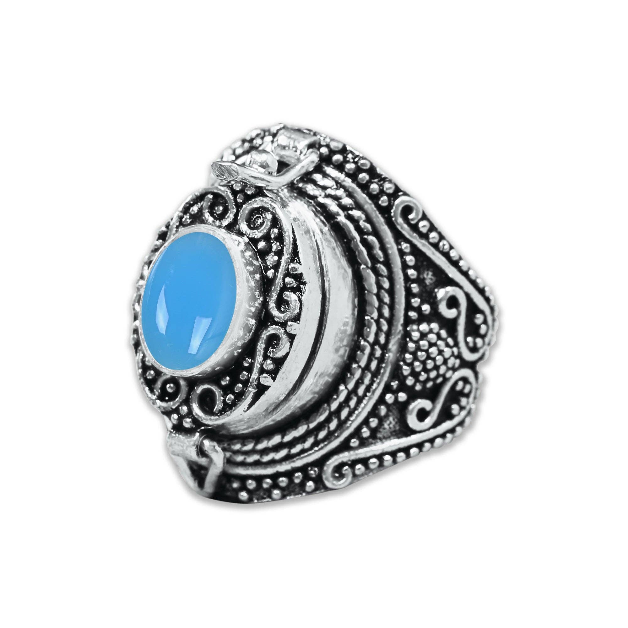 Handmade Jewels - Vendita all'ingrosso Anelli cocktail/statement - Anelli a Scomparto Placcati in Argento Fatti a Mano – Anelli Veleno con Scomparto Nascosto8