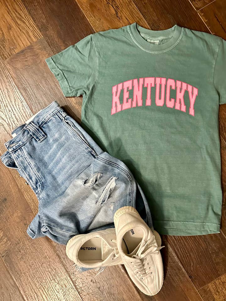 Pink Kentucky tee for wholesale by NanadsTees