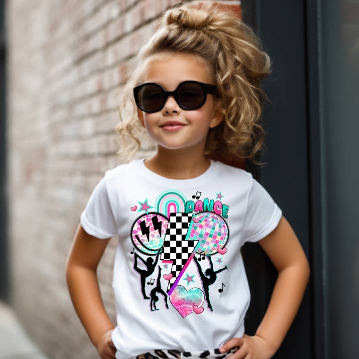 Retro Girls Dance Tee Shirt for wholesale by AvaryMaeInspirations