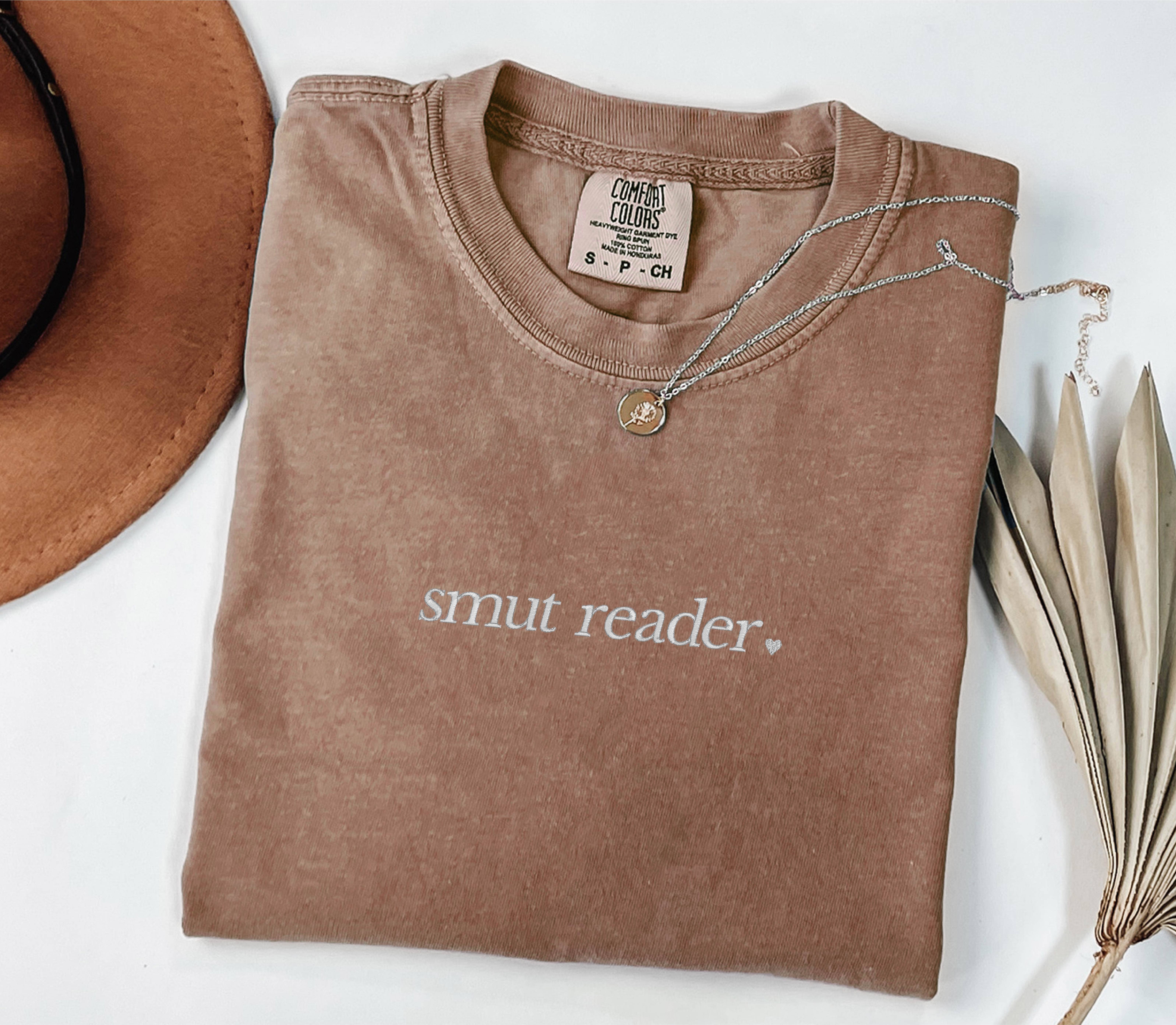 P E T I T R U E - Wholesale T-Shirt - Women's - Embroidered Bookish Shirt Spring Comfort Colors Smut Reader2