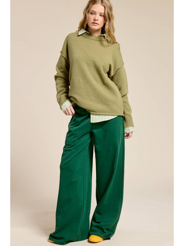 Mimosa - Wholesale Lounge Sweatpants/Joggers - Women's - Wide Leg Cotton Jogger Sweatpants12