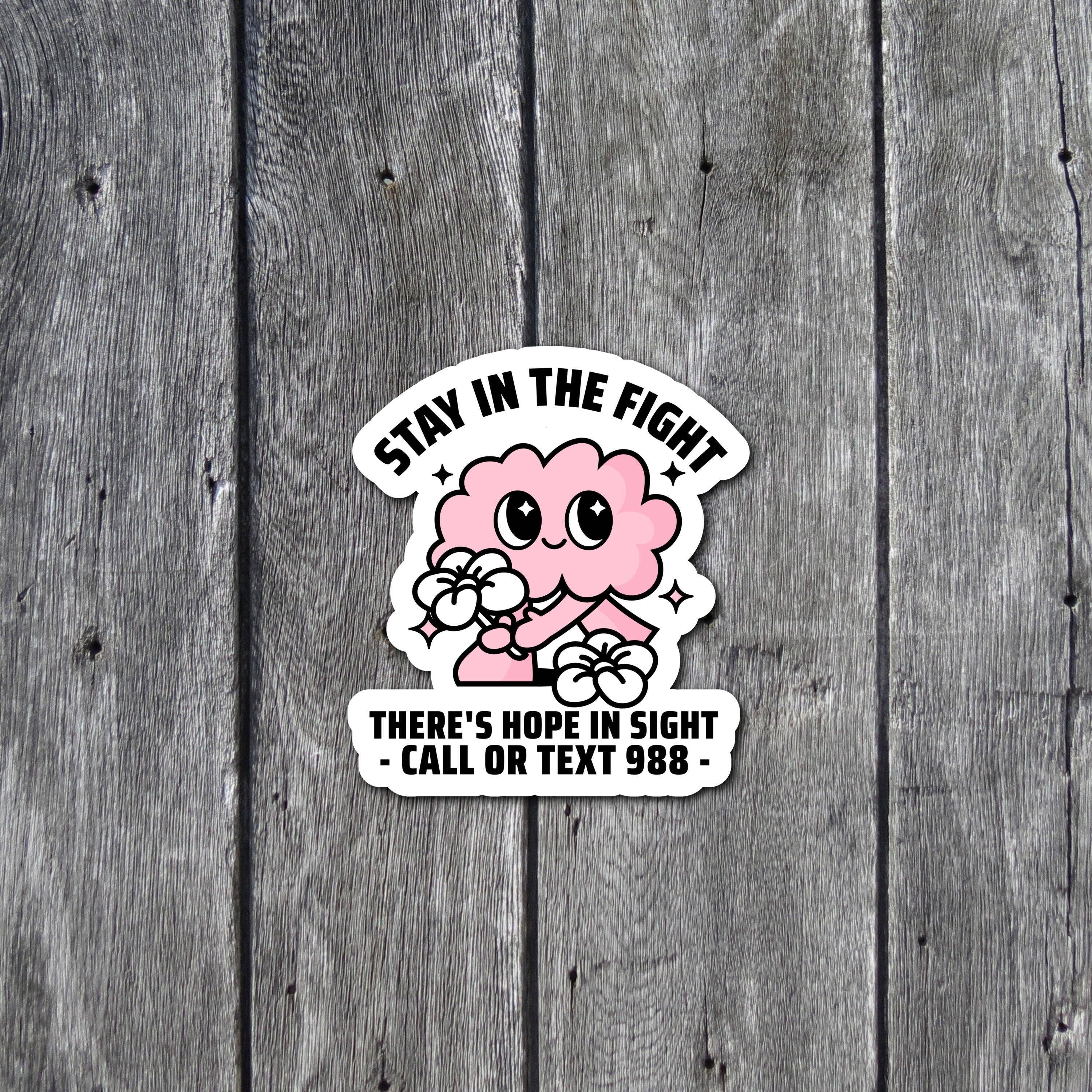 Stormy Vision - Wholesale Sticker - Suicide Prevention and Crisis Helpline Sticker, 988 Lifeline3