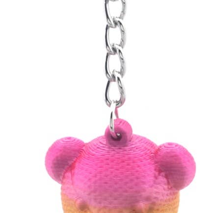 B-A12.2 KY940-028-1 Keychain Bear 4cm Multi for wholesale by Menga Trading