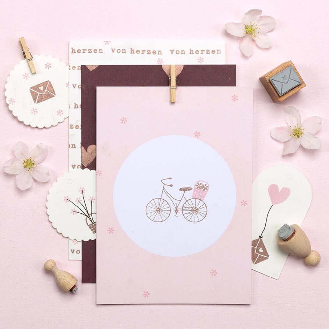 Perlenfischer – Großhandel Gummi-/Dekostempel – 5x Stempel | Velo1