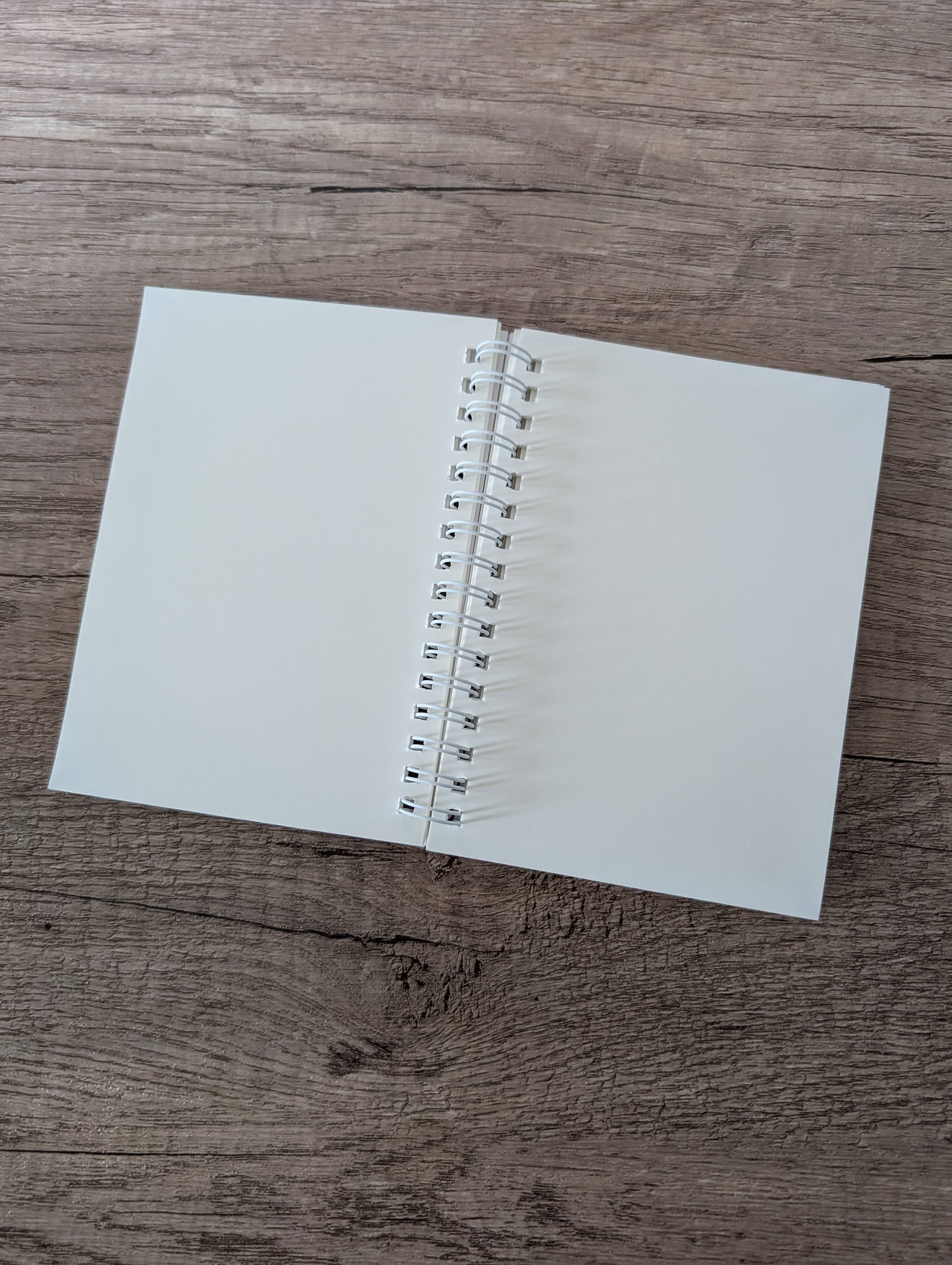 Sadsquatch - Wholesale Notebook - Hyrax Too Many Stickers - Reusable Sticker Book - 50 Pages5