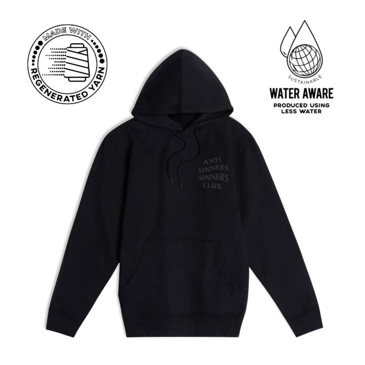 ASSC hættetrøje/Fremtidig fleece/Onyx for engroshandel hos Kept Clothing Brand