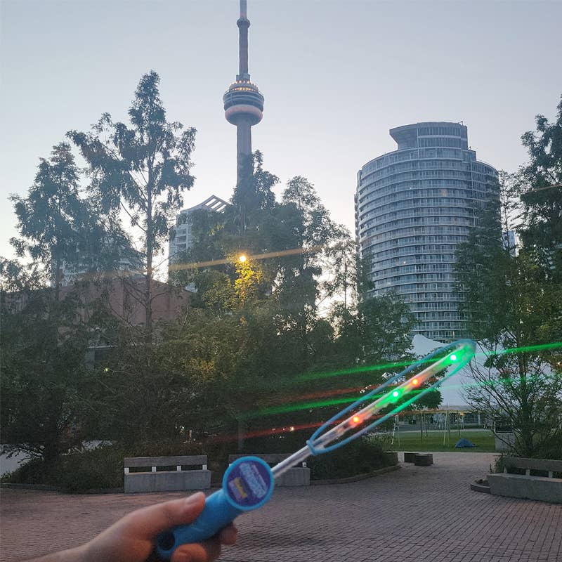 Wishbone Products - Wholesale Bubble Wand - Kids - LED 3 Color Light Up Motion Bubble Wand 5oz solution7