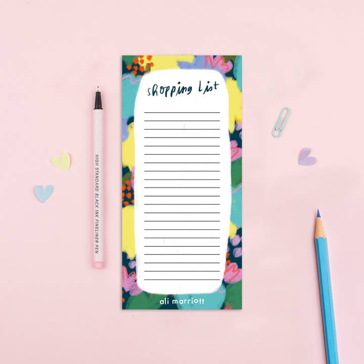 Shopping List for wholesale by Ali Marriott