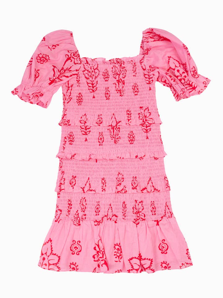 Scarlett Puff Sleeve Tween Dress for wholesale by J.Marie Collections