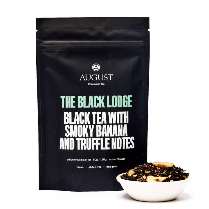Le Black Lodge - Thé Noir Banane Fumée pour la vente par August Uncommon Tea