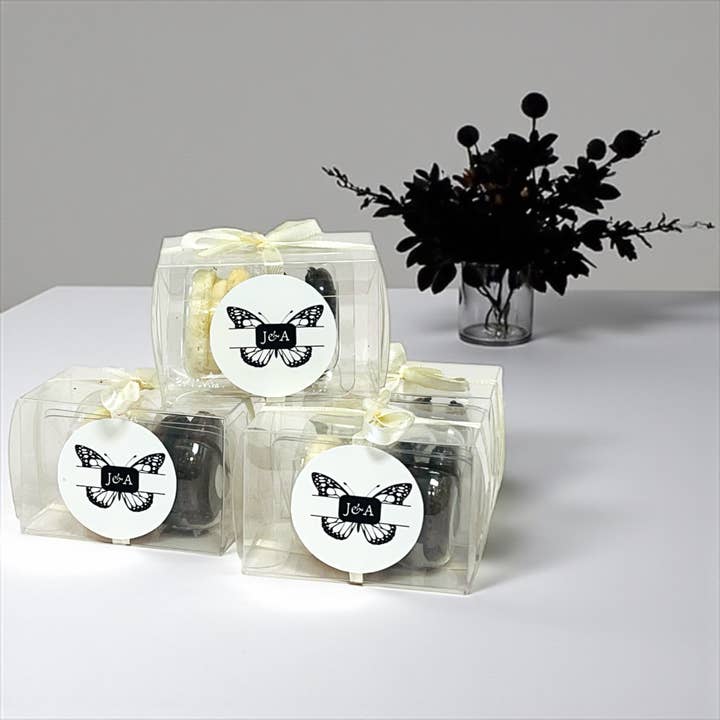 Butterfly Design Custom Macaron Boxes for wholesale by macaron centrale