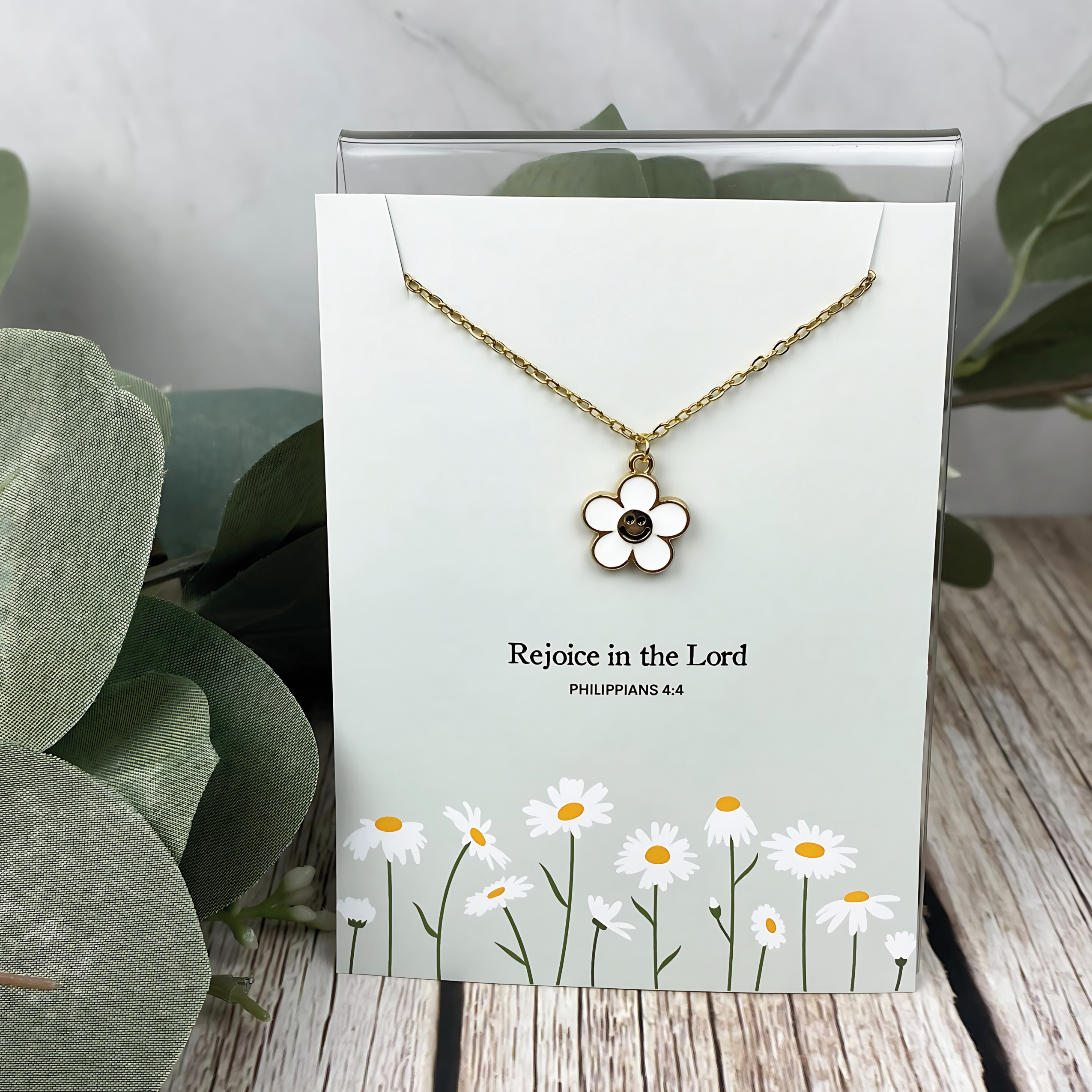 Wild Dogwood Designs - Wholesale Pendant/Charm Necklace - Rejoice in the Lord Charm Necklace | Christian Jewelry1