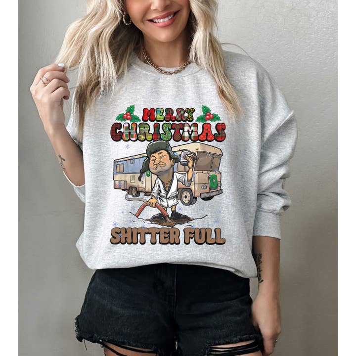 NVC Ecommerce LLC - Wholesale Graphic Sweatshirt - Women's - Merry Christmas Shitter Full Christmas Vacation Sweatshirt