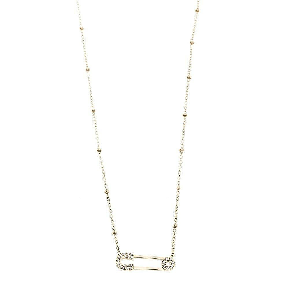 Fox by Ren GmbH - Wholesale Link & Chain Necklace - necklace - safety pin1