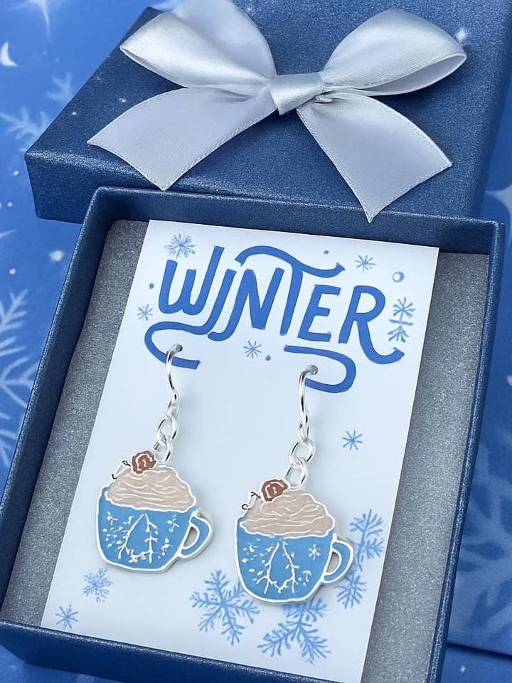 Winter Holiday Hot Cocoa & Gingerbread Jewelry Set for wholesale by Bad Apple Designs