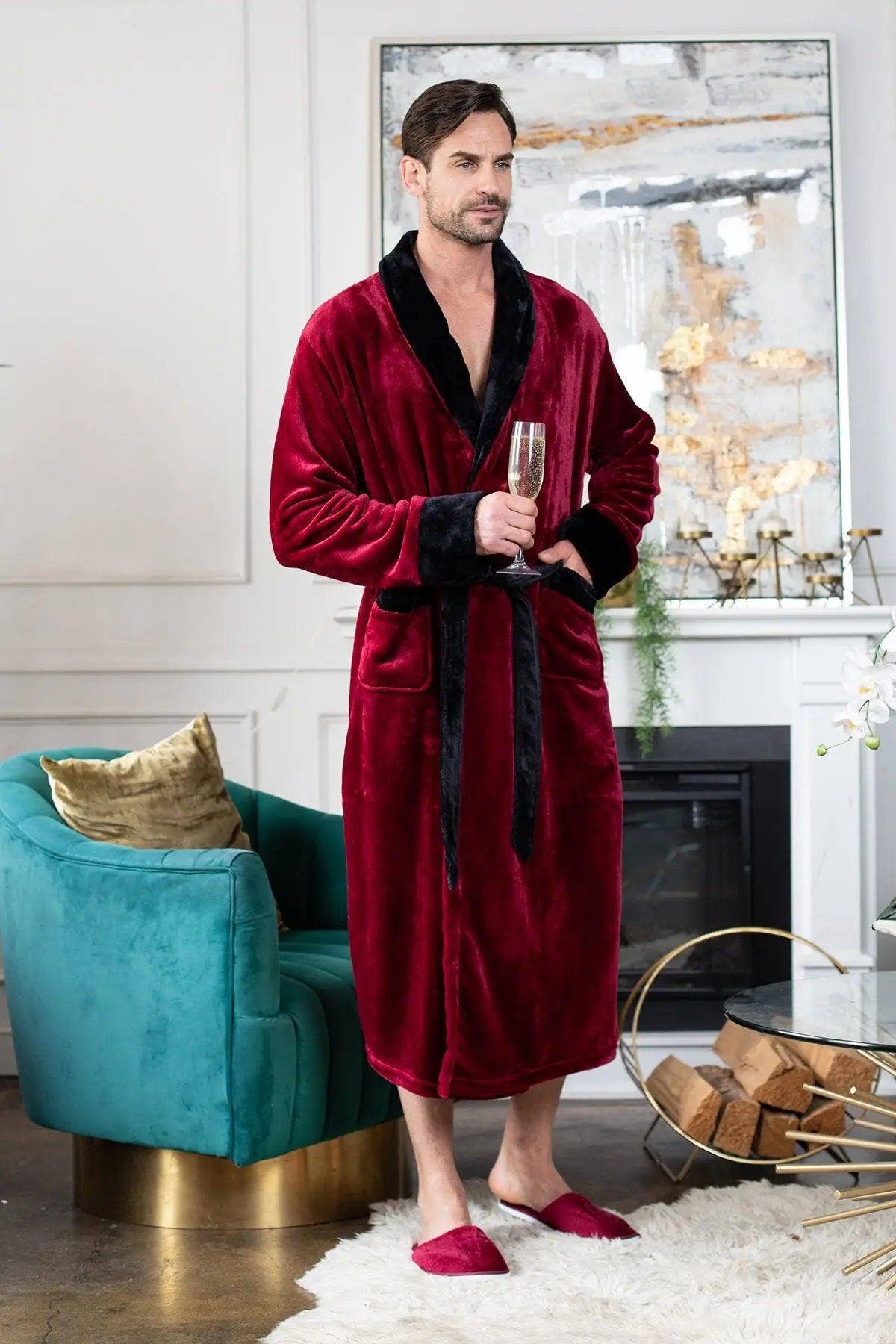 Lotus Linen - Wholesale Robe - Men's - Cozy Mens Plush Robes – Built for Comfort, Designed to Last21