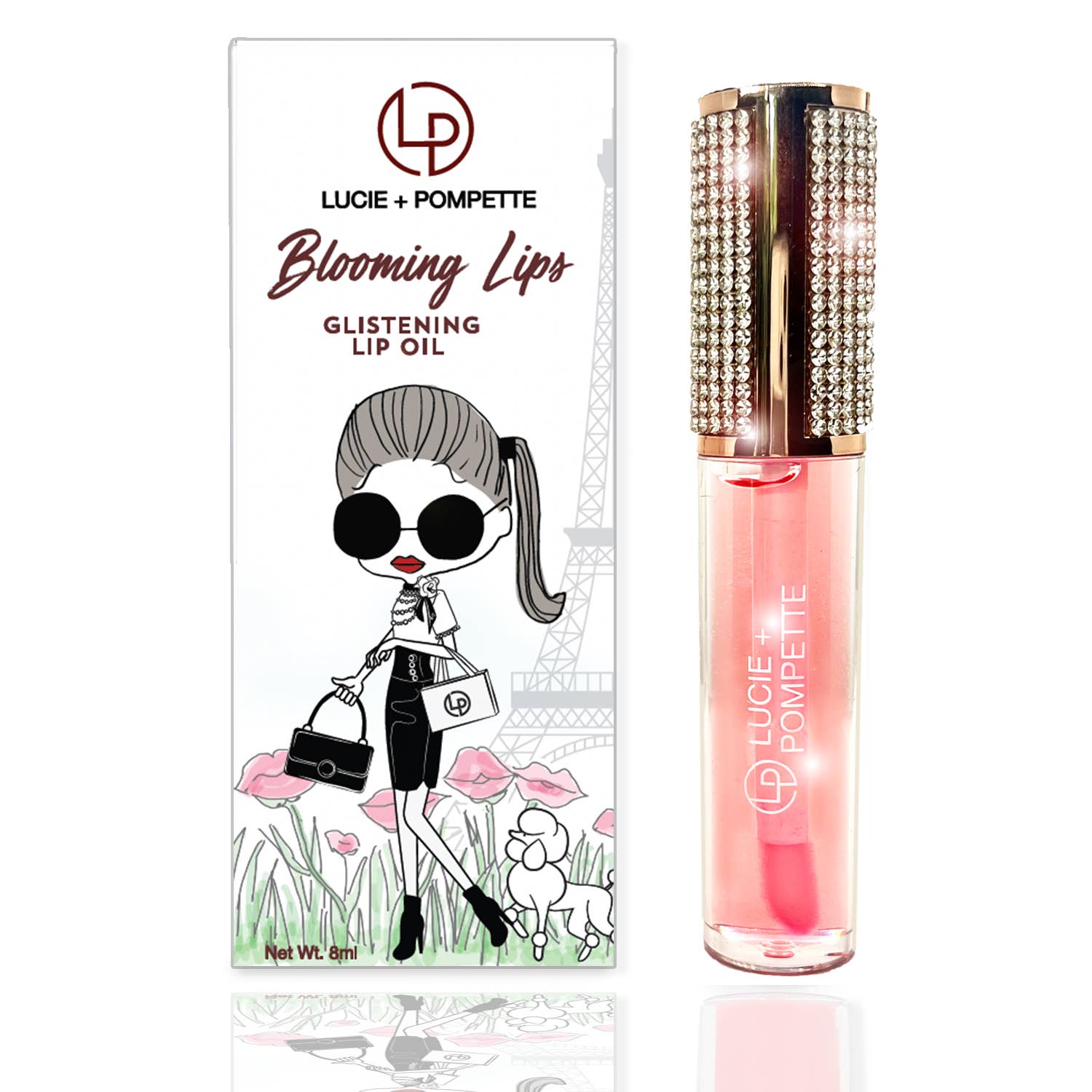 Lucie + Pompette - Wholesale Lip Gloss - Blooming Lips - Glistening Lip Oil Intro Kit3