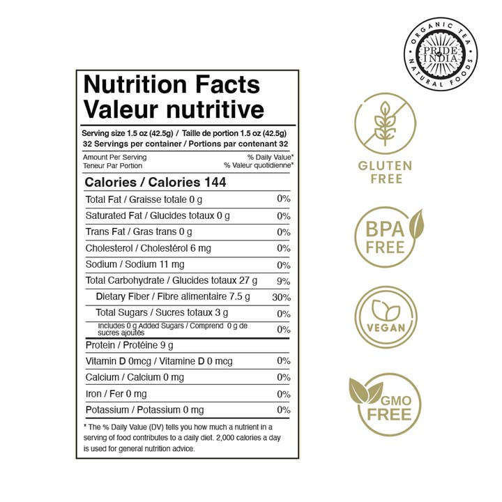 PRIDE INDIA BRANDS - Wholesale Bonen - Gespleten gele duivenerwten3