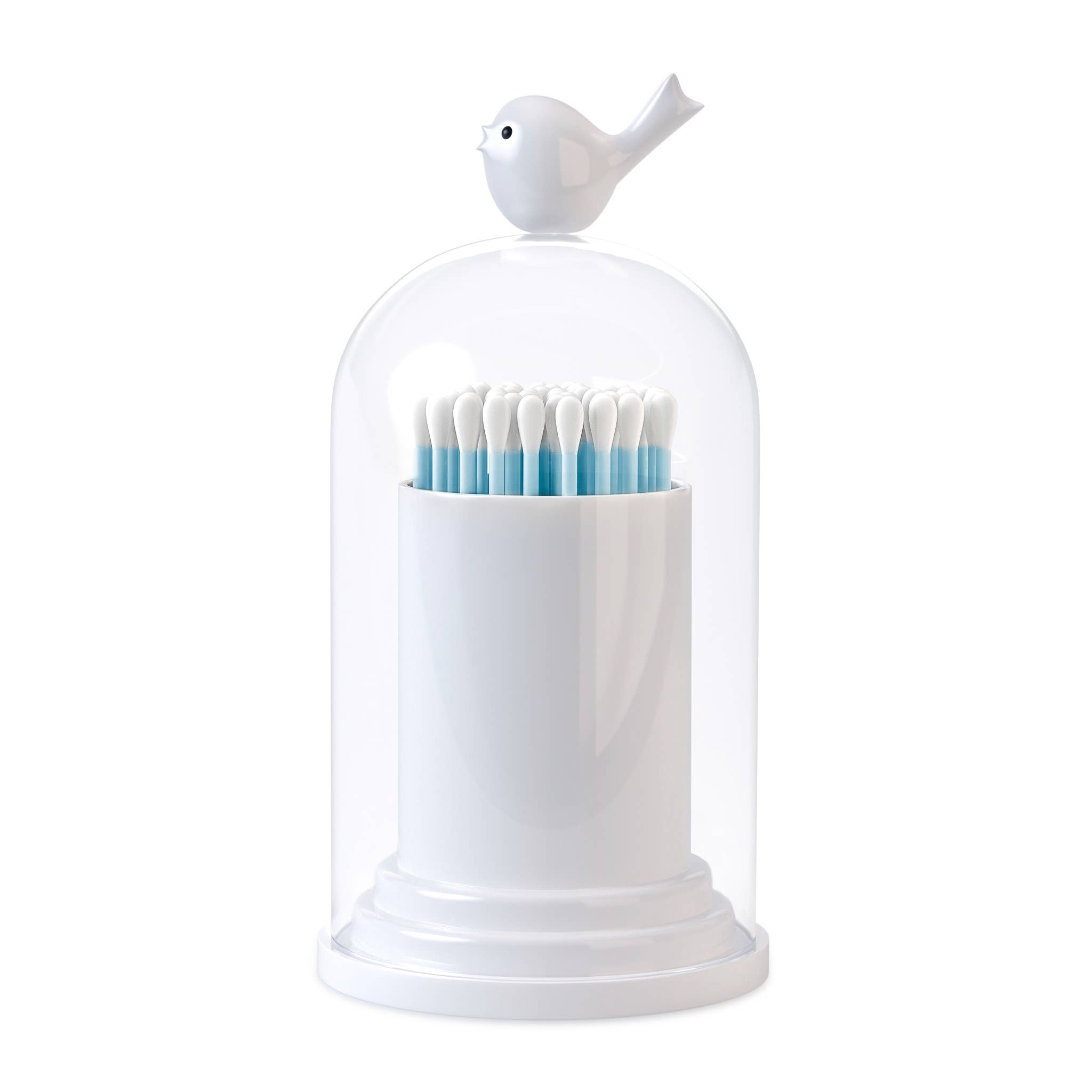 Balvi - Vendita all'ingrosso Set di utensili da cucina - Porta stuzzicadenti e dispenser per cotton fioc Birdie in ABS1