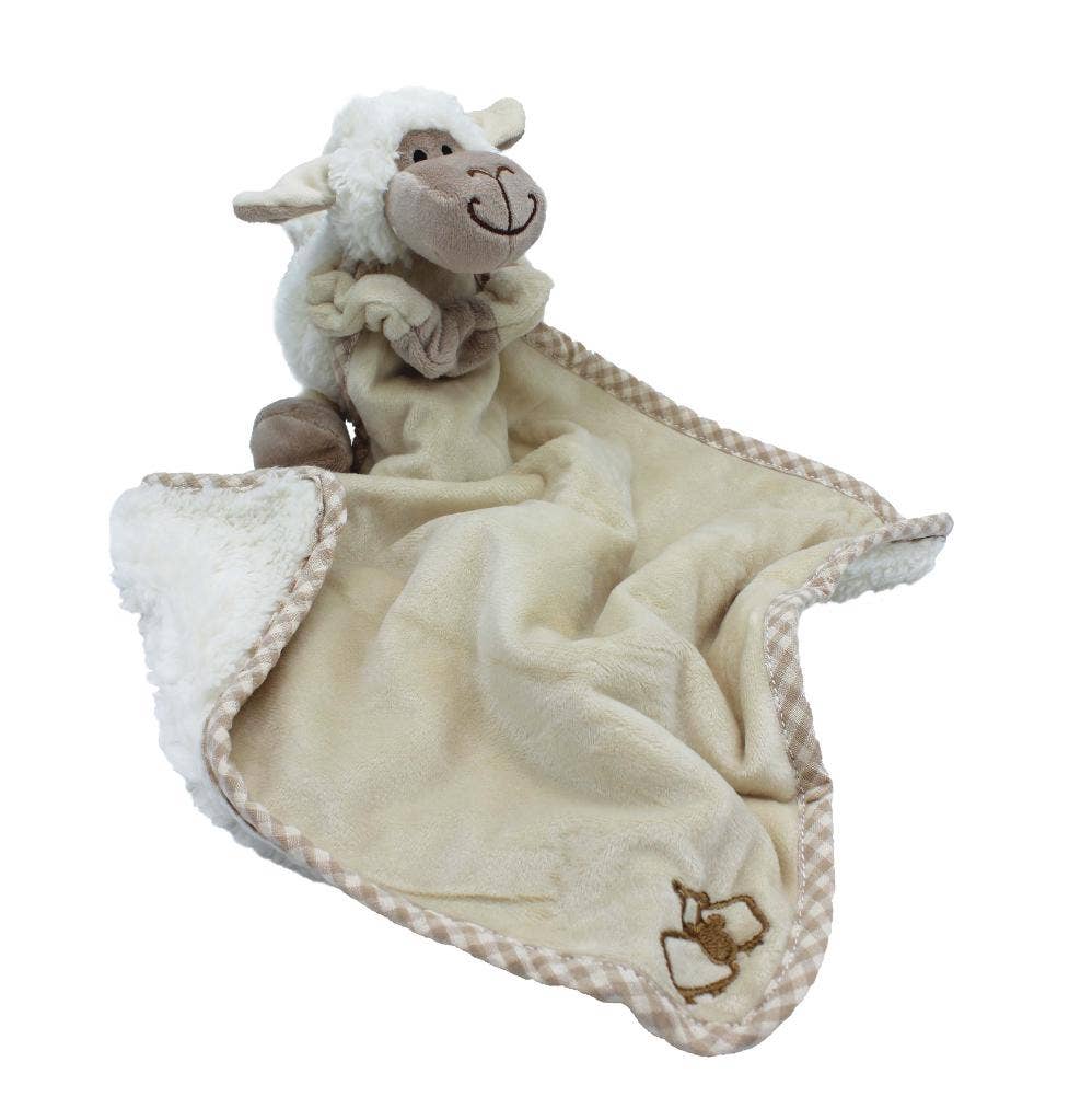 Jomanda US - Wholesale Security/Cuddle Blanket - Baby - Sheep Toy Soother Premium Soft Plush0