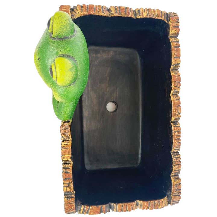 Santa’s Workshop Inc. - Wholesale Plant Pot - 9" Ceramic Frog Planter2