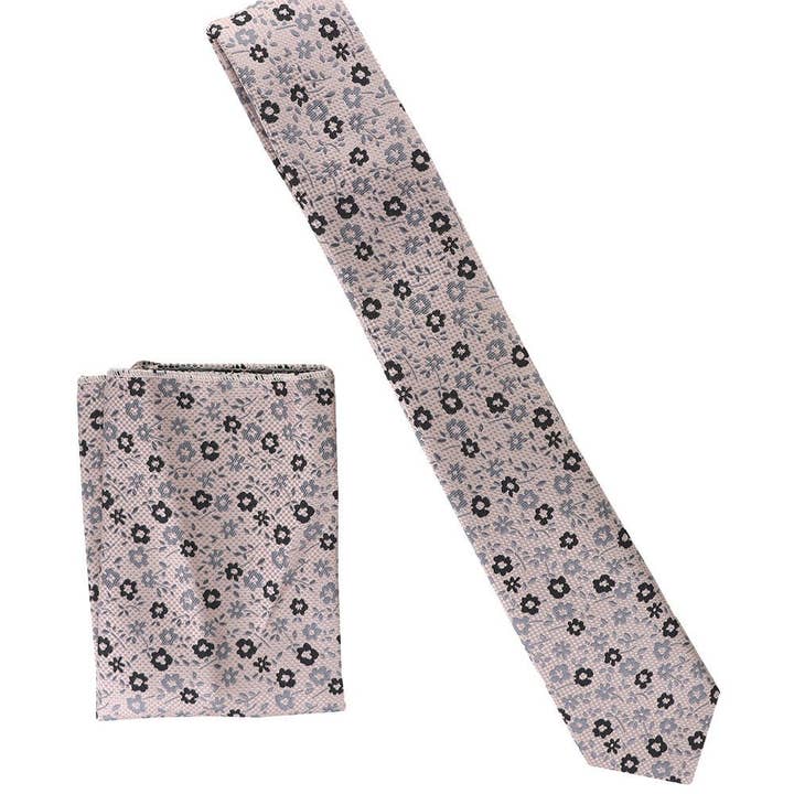 Dubal Brothers - Wholesale Necktie - Men's - Skinny Design Necktie & Pocket Square by Vittorio Farina38