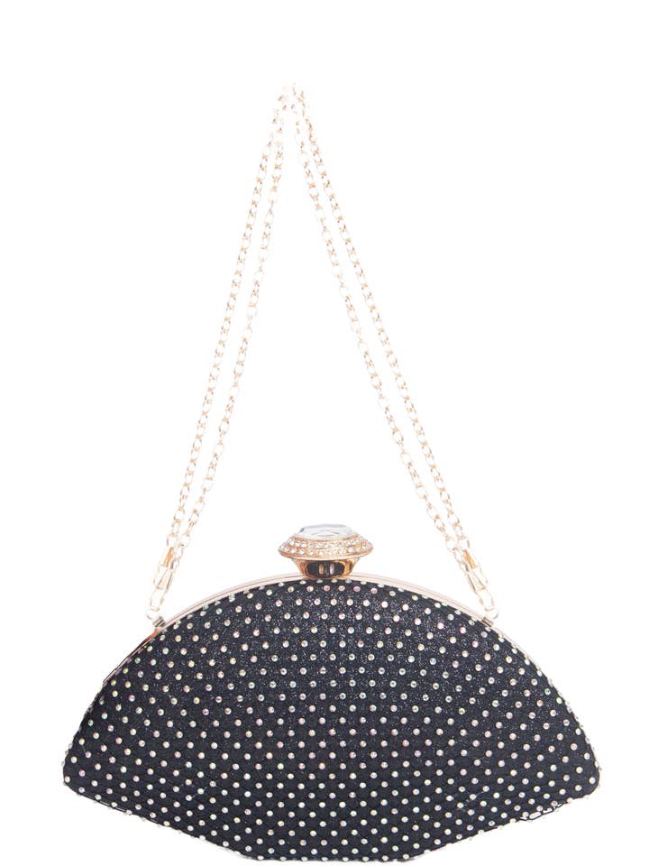 LIZ Pochette | Borsa da Sera a Ventaglio con Brillantezza Sottile per la vendita all'ingrosso da parte di Lauren Lorraine