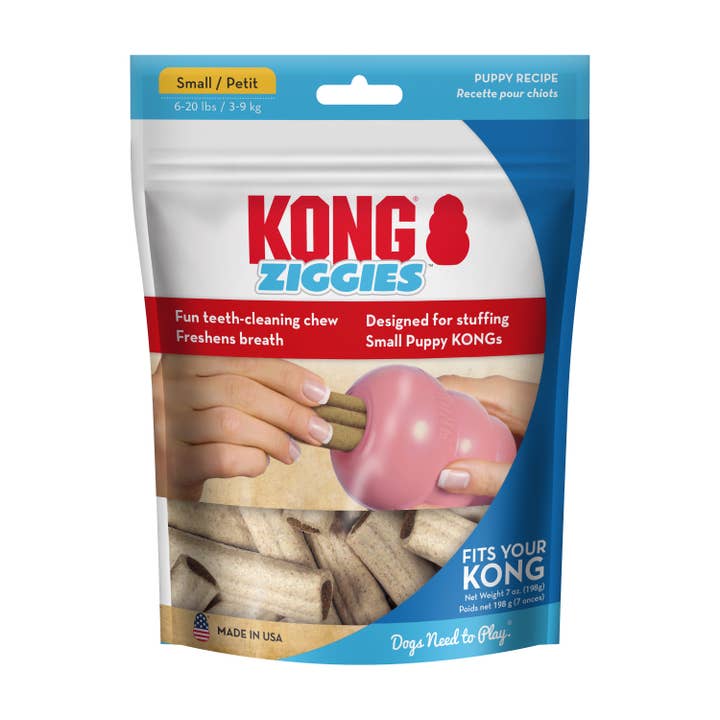 KONG® Ziggies® Puppy Small for wholesale by Pet Palette Distribution