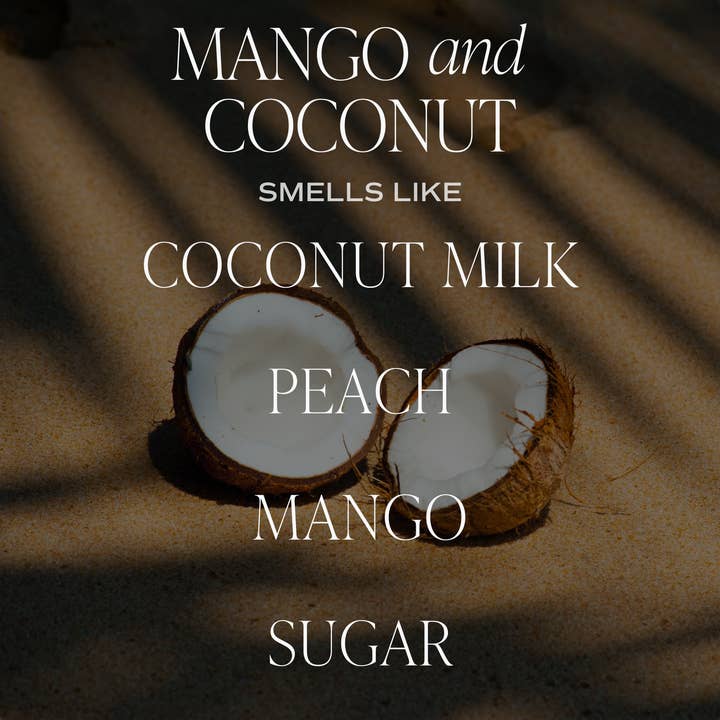 Sweet Water Decor - Wholesale Jar/Filled Candle - Mango and Coconut 9 oz Soy Candle - Home Decor & Gifts