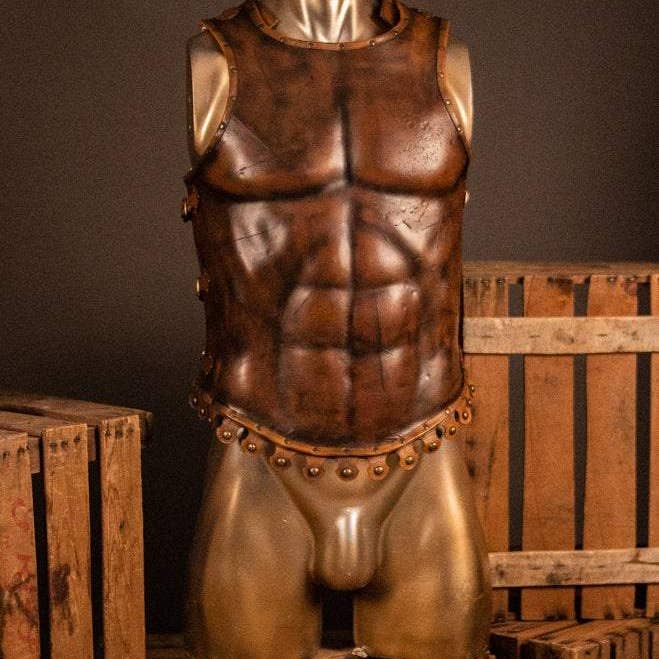 Outcast Props - Vendita all'ingrosso Costume di carnevale - Uomo - Musculata romana in pelle
