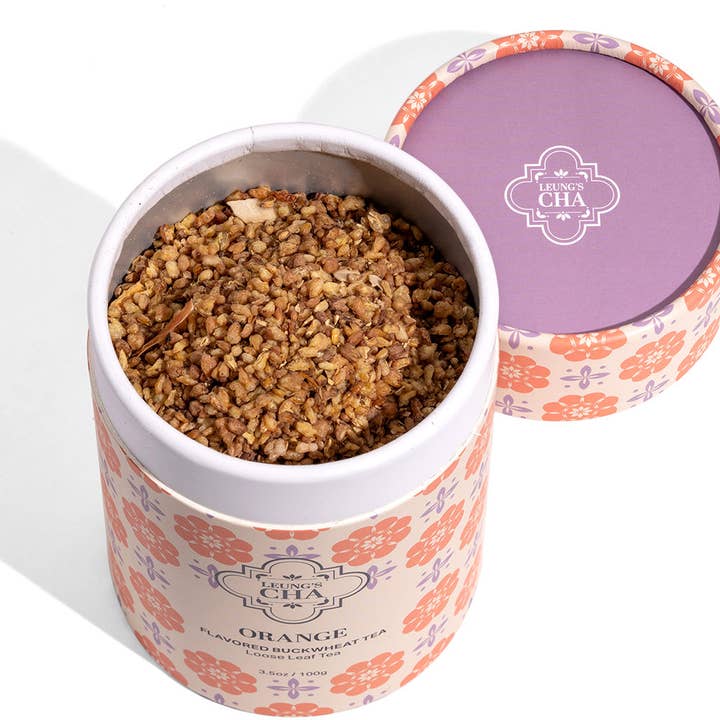Leung's Cha Orange Buckwheat Tea for wholesale by elvis+elvin