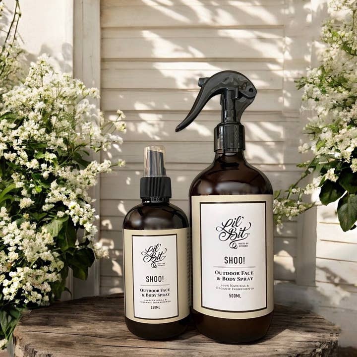 Lil'Bit Better - Wholesale Insect Repellent - SHOO! Outdoor Face & Body Spray 500ml (Repellent)
