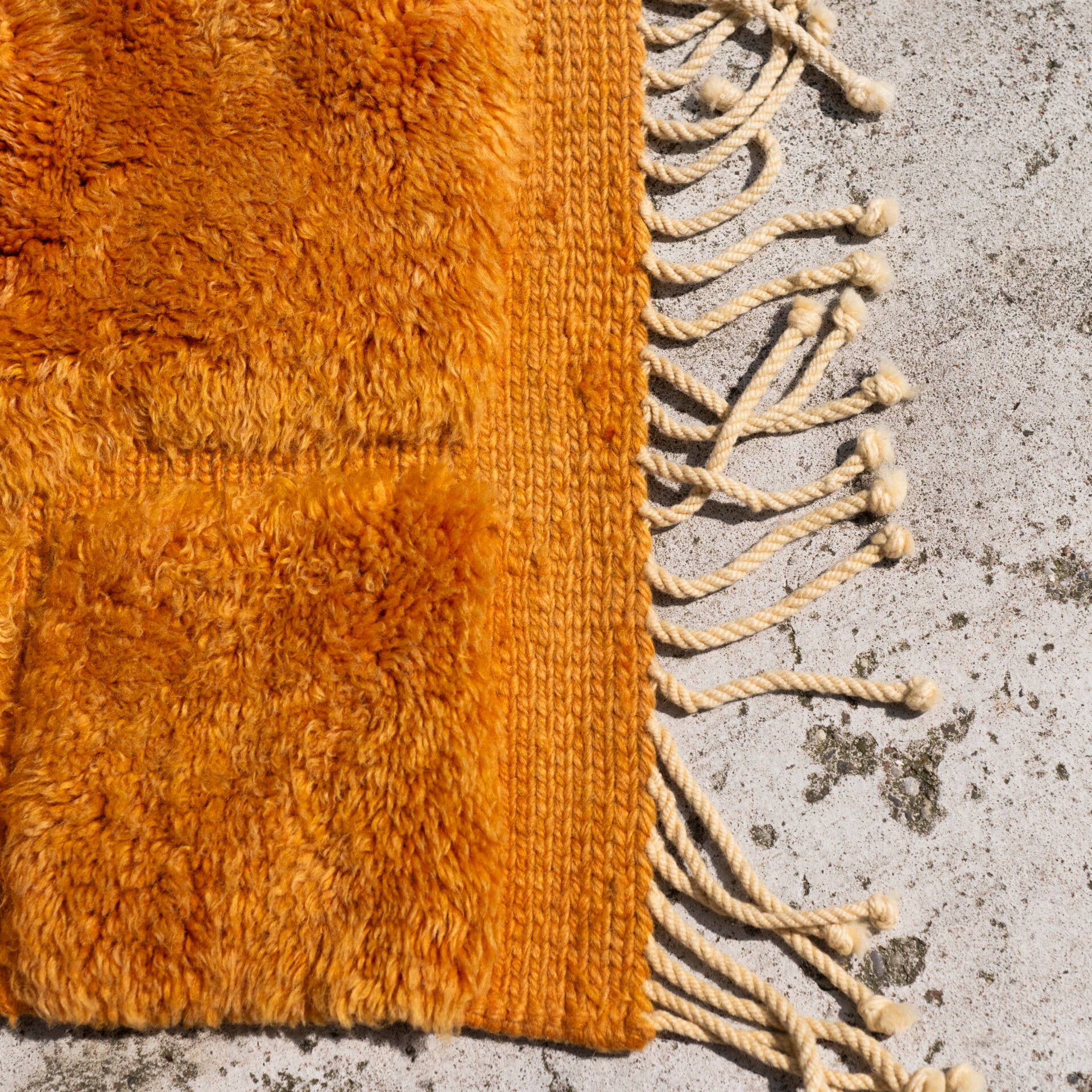 BerberNest - Wholesale Area Rug - Premium Hand tufted Golden Ochre Beni Mrirt Moroccan Rug5