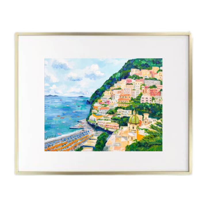 Kayla Weber Art - Wholesale Art Print - "Positano, Italy" (Print)