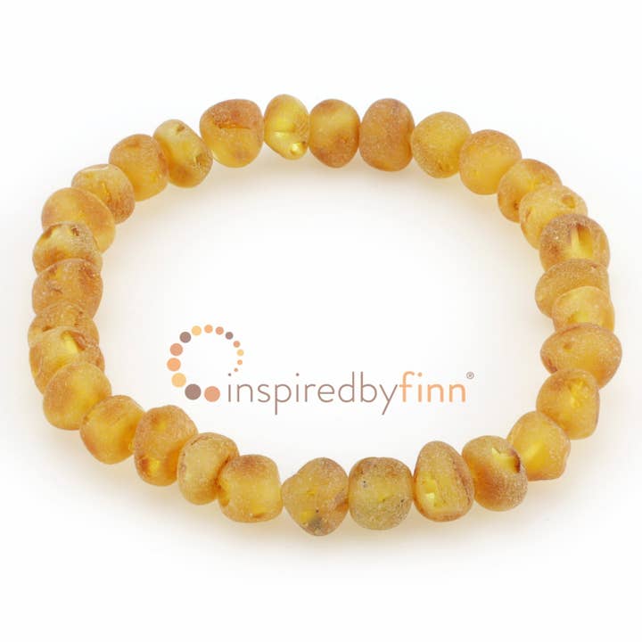 Baltic Amber Bracelet – Elastic - Raw Harvest for wholesale by Inspired By Finn