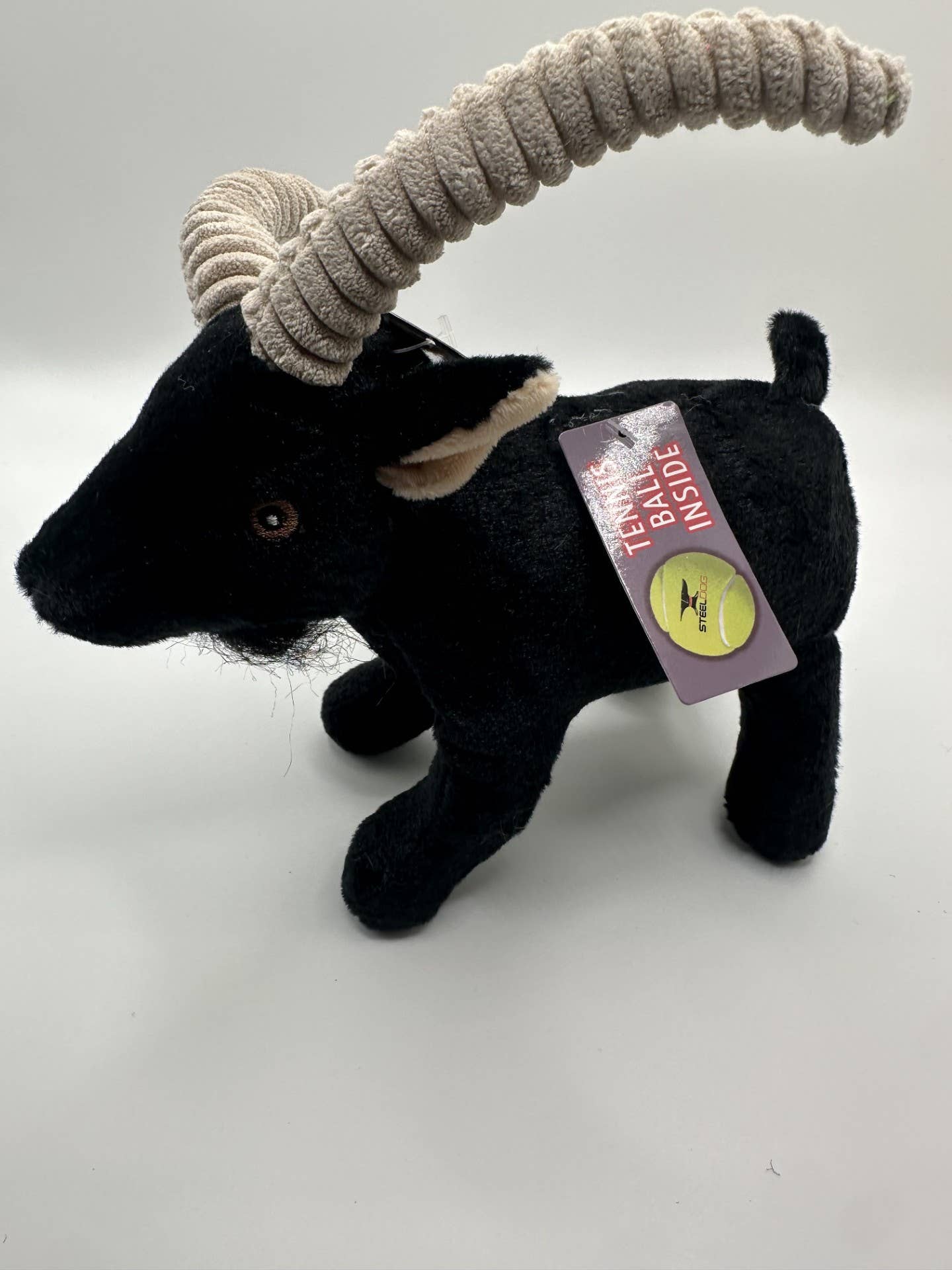 STEELDOG USA LLC - Wholesale Pet Plush Toy - Dog - Barnyard Baller Billy Goat3