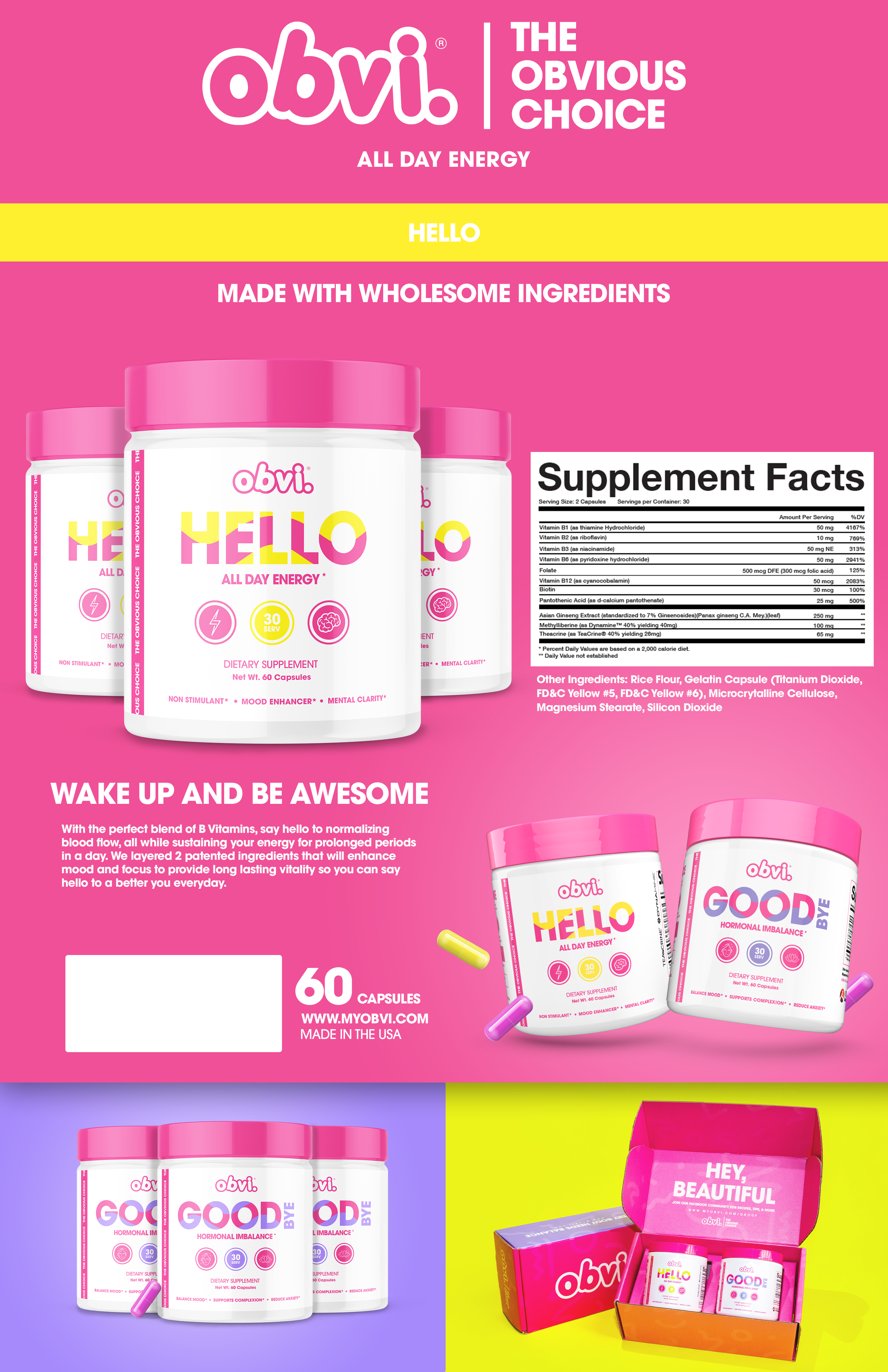 Obvi – wholesale Oral supplement/vitamin – Obvi Hello3