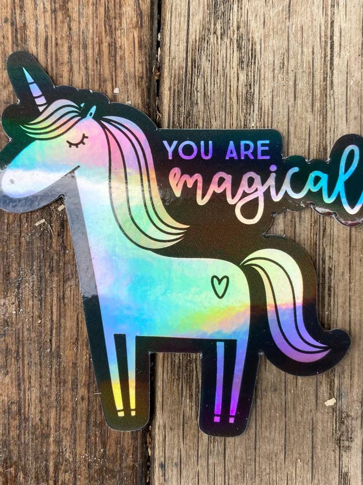 Jij bent een magische eenhoorn vinylsticker voor wholesale door The Honaker Homemaker