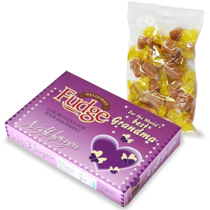 UK ONLY. Fudge Gift Box - Greatest Grandma for wholesale by Hames Chocolates
