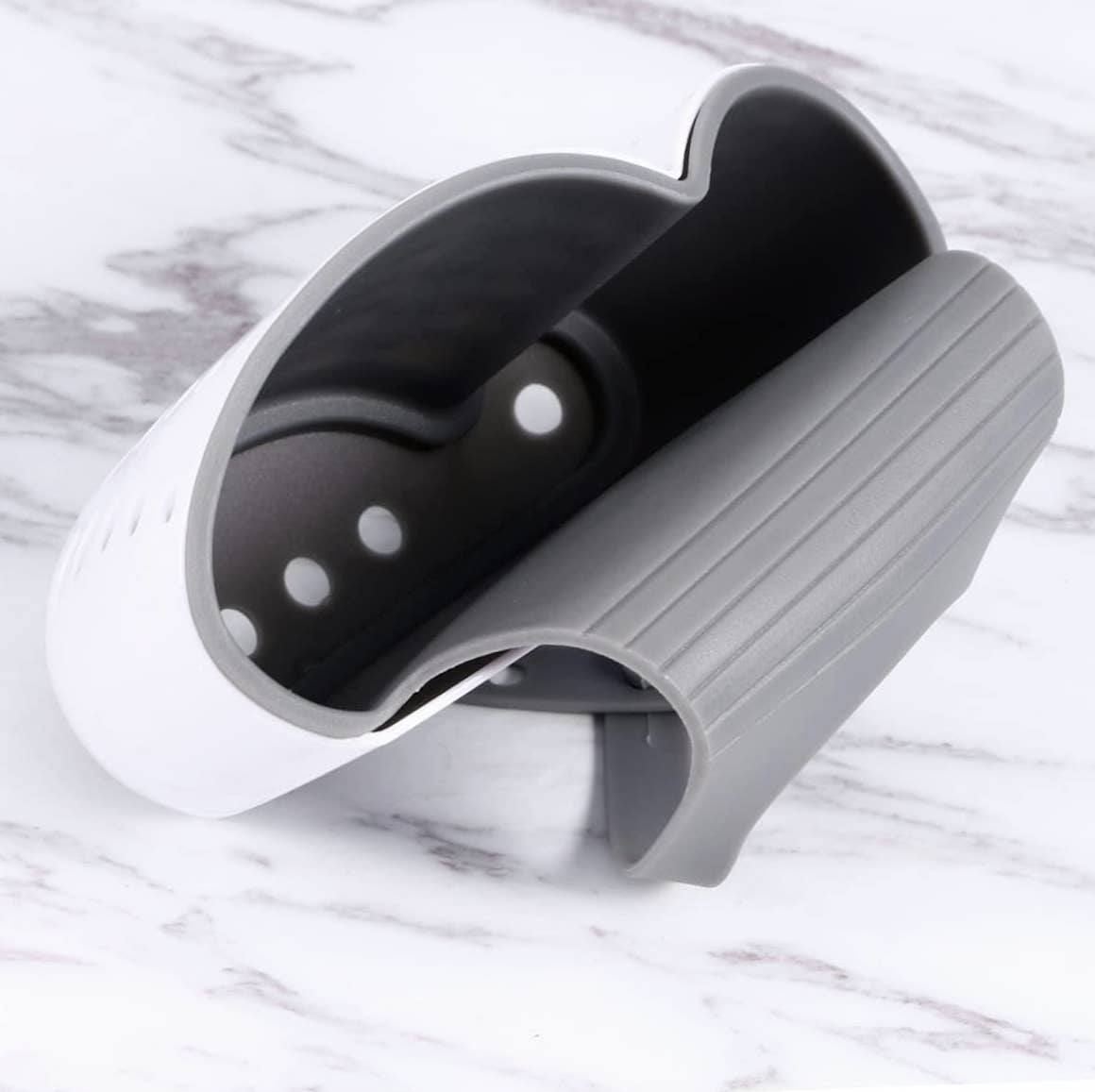 home mart goods - Vente Porte-éponge - Porte-éponge pour évier de cuisine avec trous de drainage10