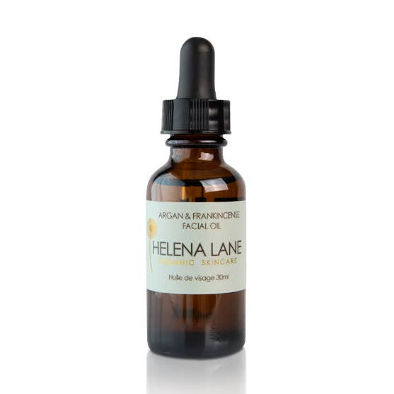 Argan & Frankincense Facial Oil for wholesale by Helena Lane
